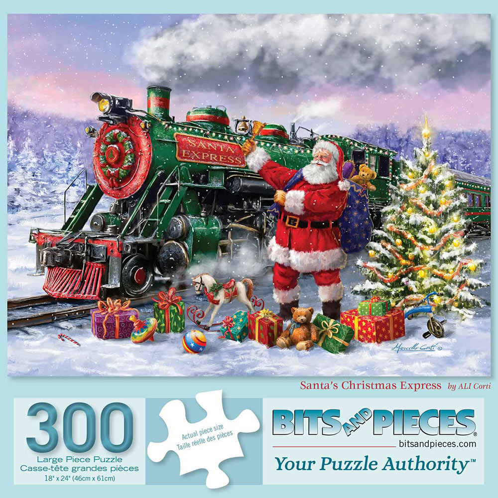 Santa's Christmas Express 300 Large Piece Jigsaw Puzzle