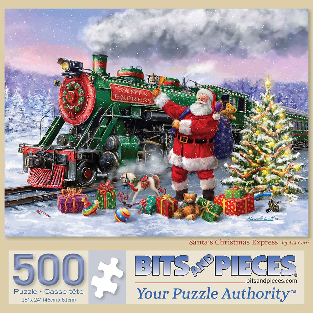 Santa's Christmas Express 500 Piece Jigsaw Puzzle