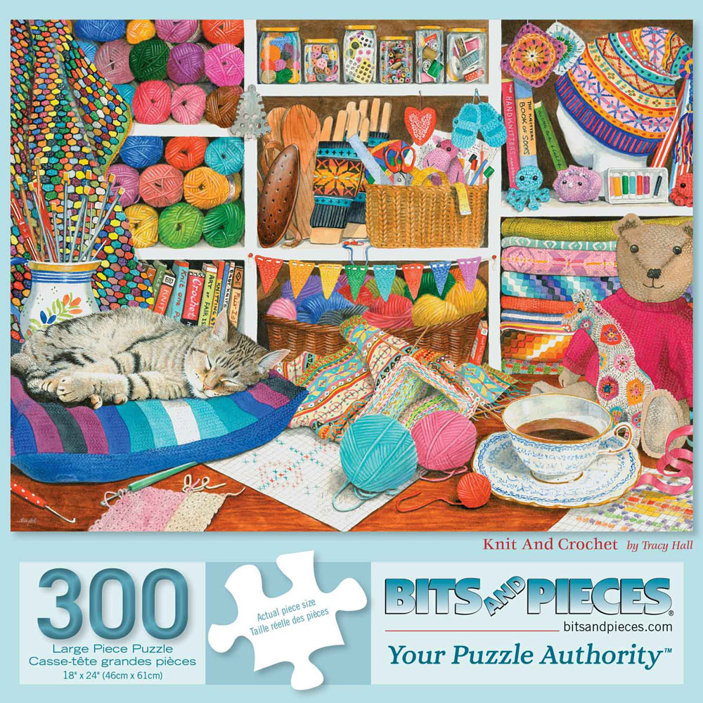 Knit And Crochet 300 Large Piece Jigsaw Puzzle