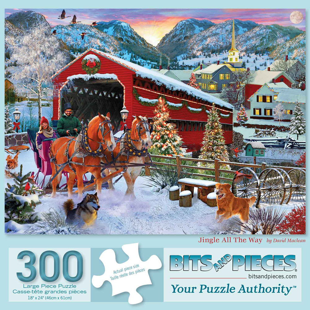 Jingle All The Way 300 Large Piece Jigsaw Puzzle