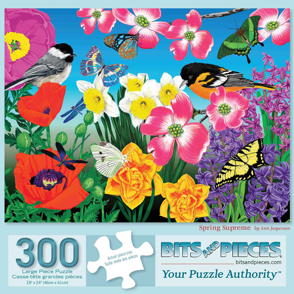 Spring Supreme 300 Large Piece Jigsaw Puzzle