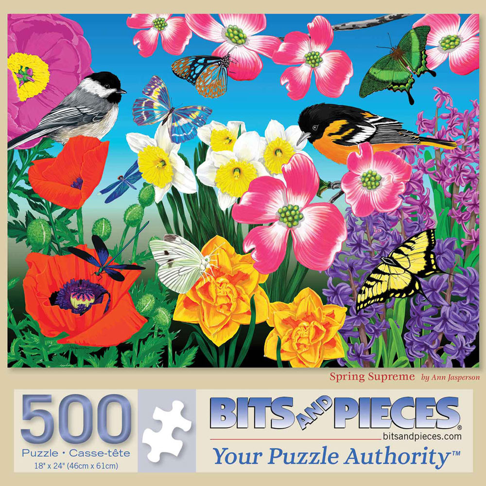Spring Supreme 500 Piece Jigsaw Puzzle