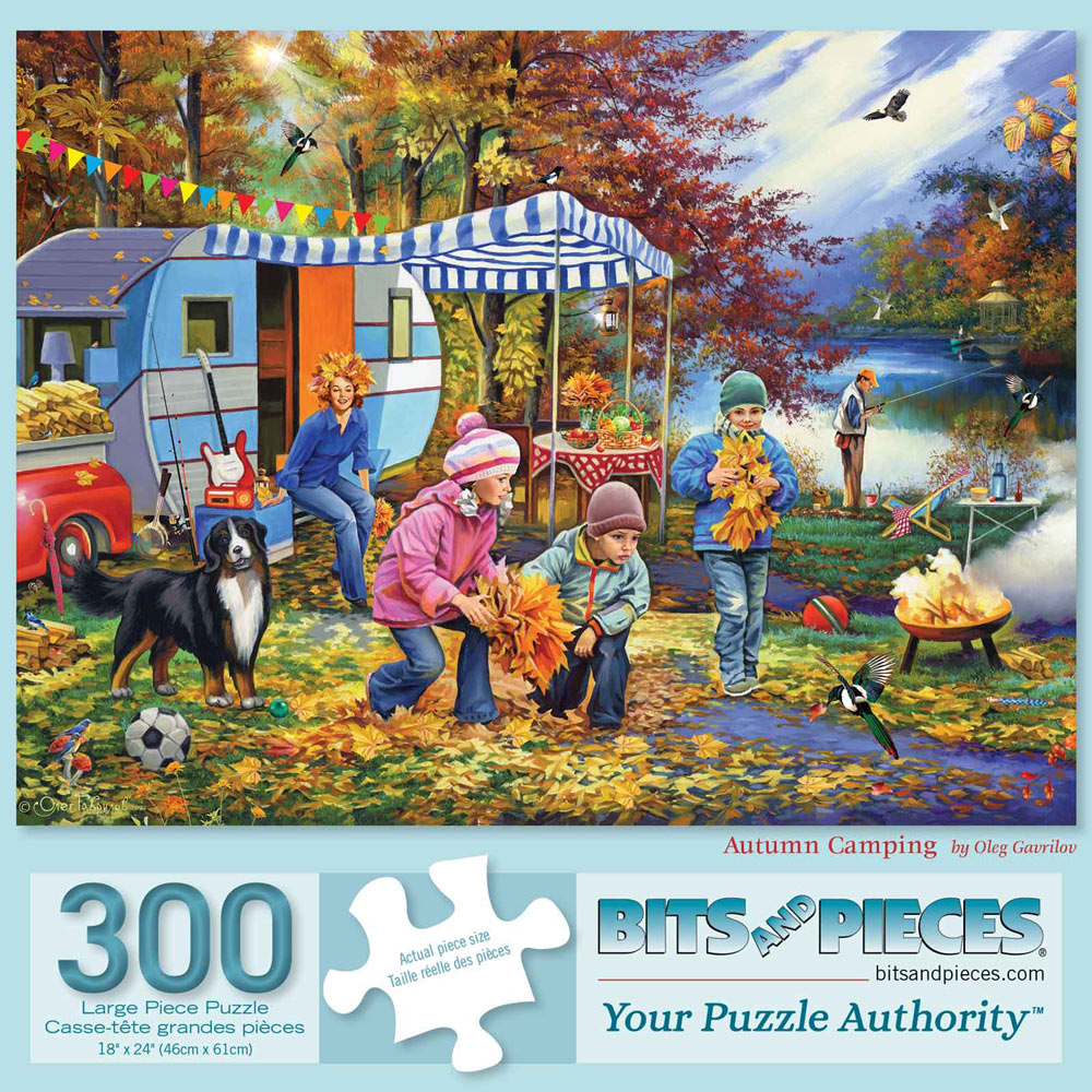 Autumn Camping 300 Large Piece Jigsaw Puzzle