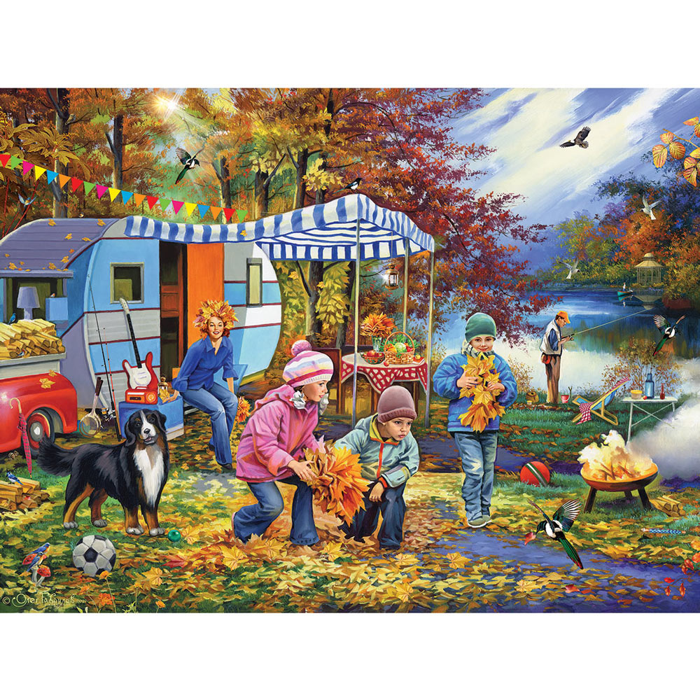 Autumn Camping 1000 Piece Jigsaw Puzzle
