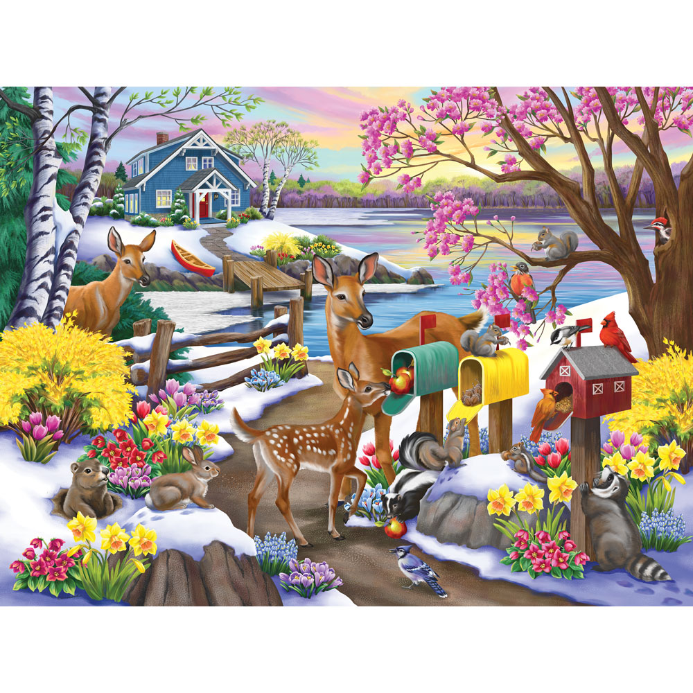 Spring Special Delivery 300 Large Piece Jigsaw Puzzle