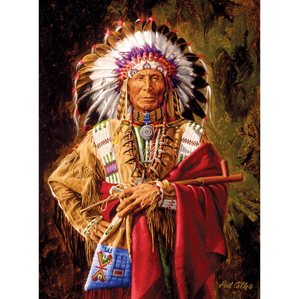 Chief of the Rosebud 300 Large Piece Jigsaw Puzzle