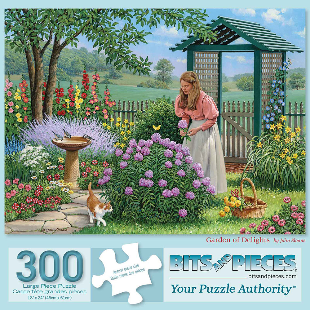 Garden Of Delights 300 Large Piece Jigsaw Puzzle