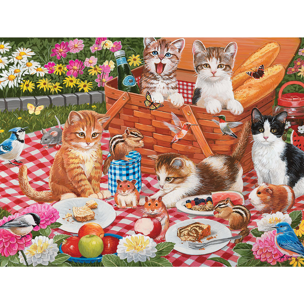 Picnic Clean Up Crew 300 Large Piece Jigsaw Puzzle