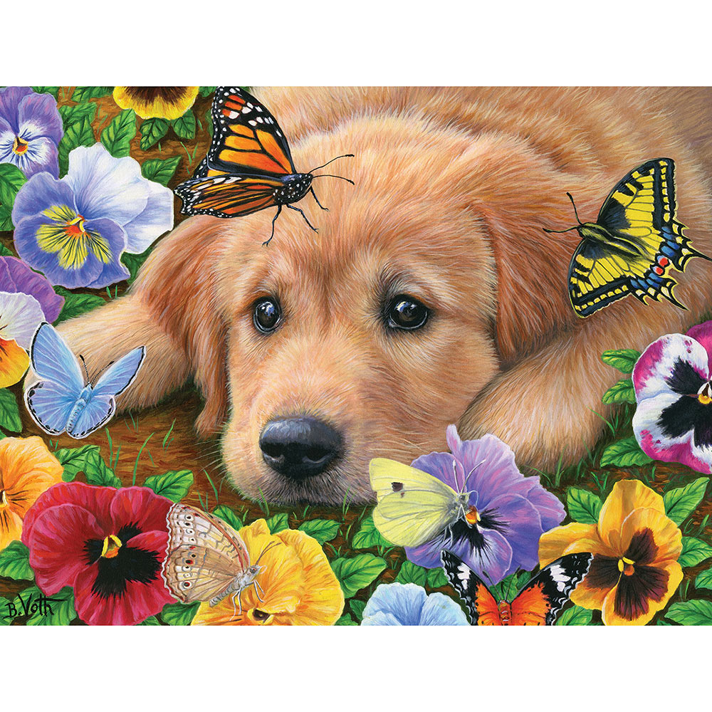Butterflies, Baby! 300 Large Piece Jigsaw Puzzle