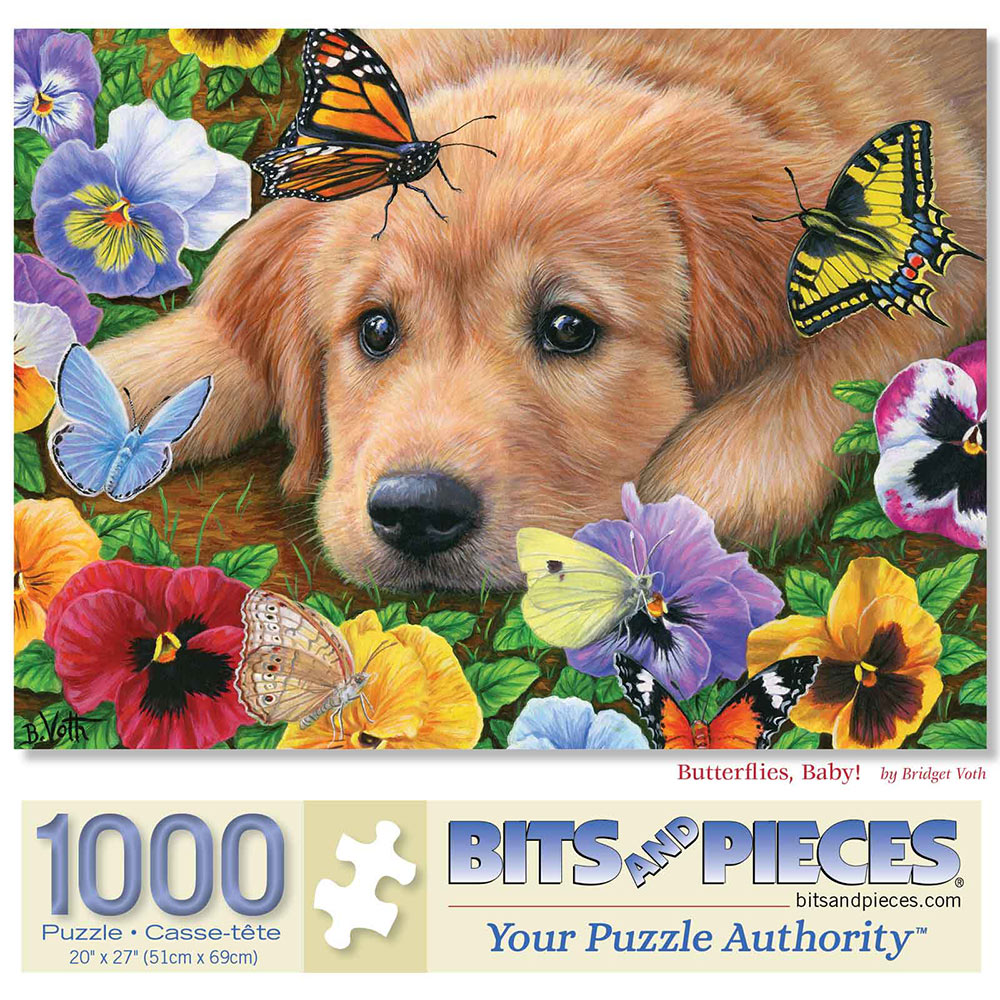 Butterflies, Baby! 1000 Piece Jigsaw Puzzle