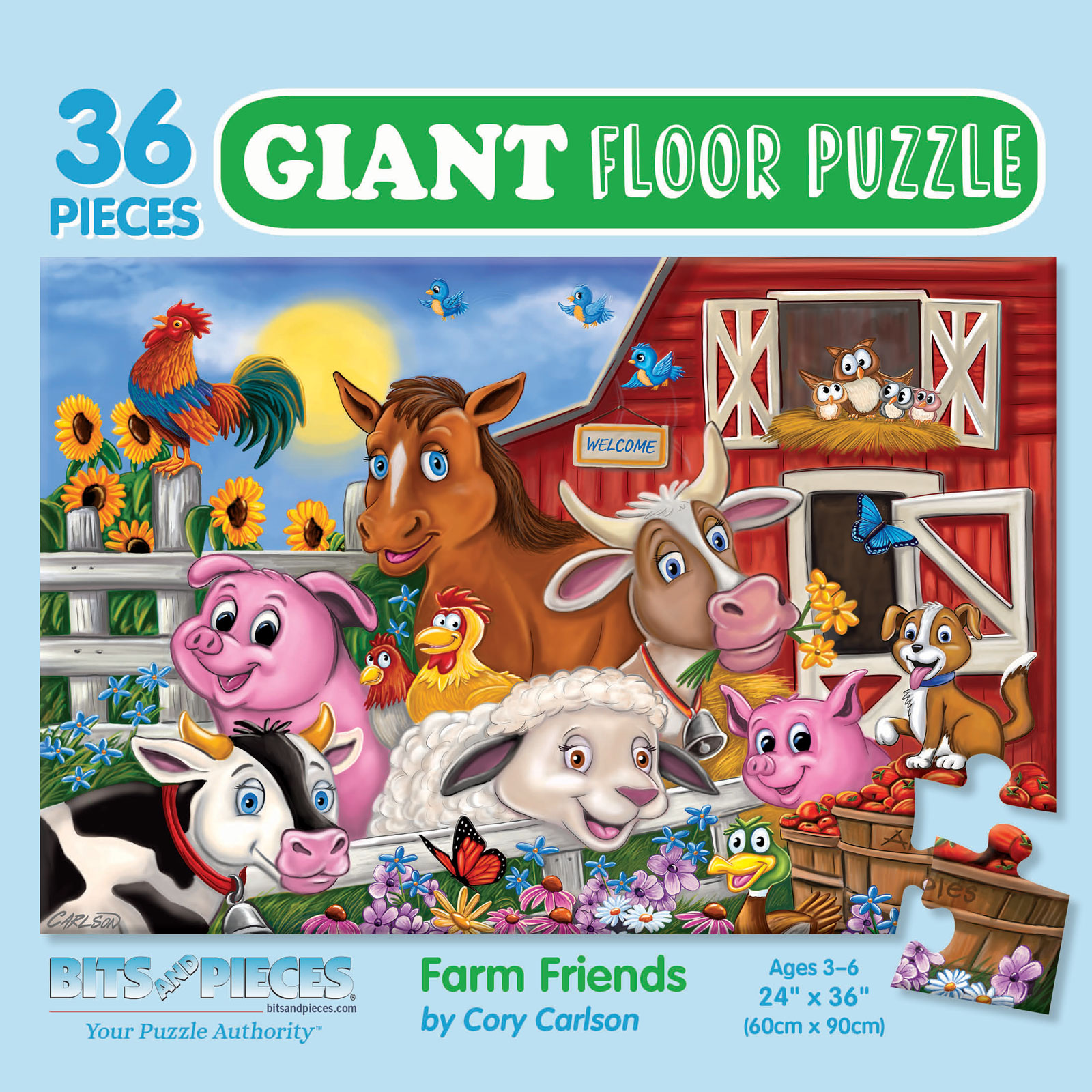 Farm Friends Floor Puzzle