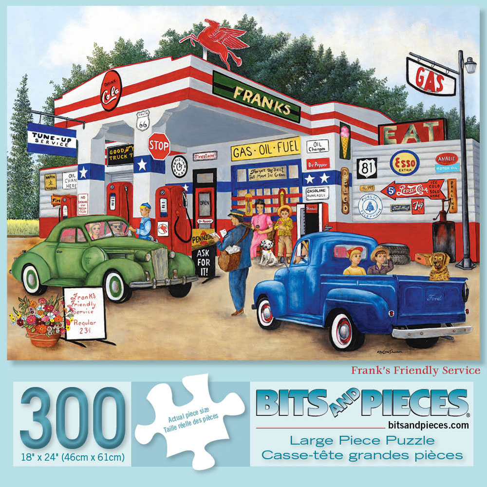 Frank's Friendly Service 300 Large Piece Jigsaw Puzzle
