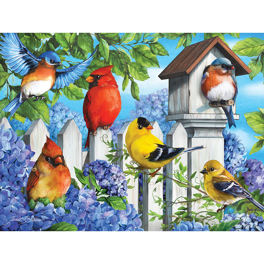 Springtime Songbirds 500 Piece Jigsaw Puzzle