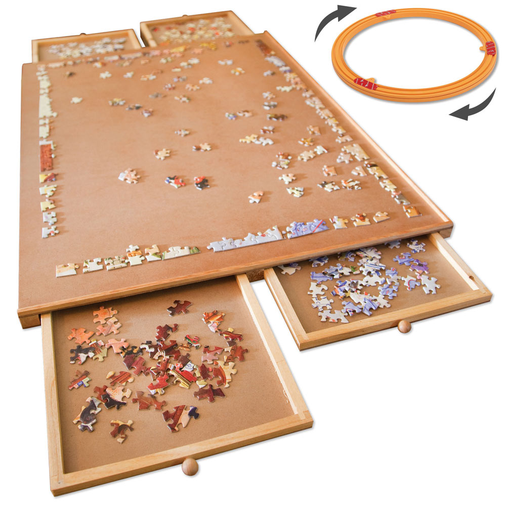 Jumbo Spinning Wooden Puzzle Plateau