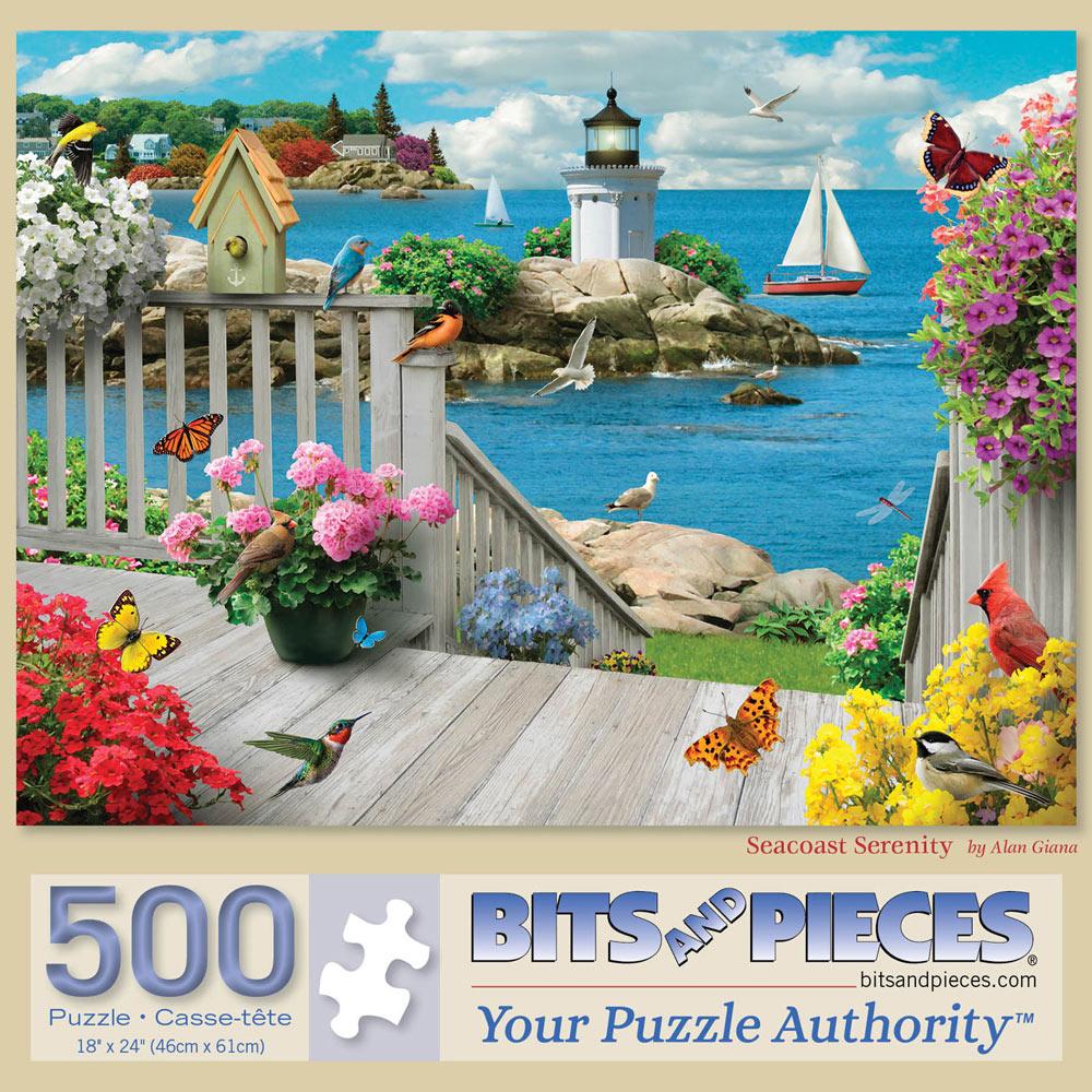 Seacoast Serenity 500 Piece Jigsaw Puzzle