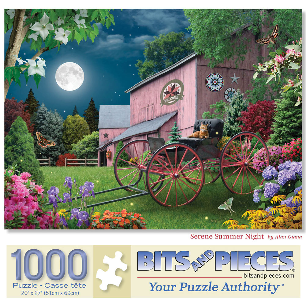 Serene Summer Night 1000 Piece Jigsaw Puzzle