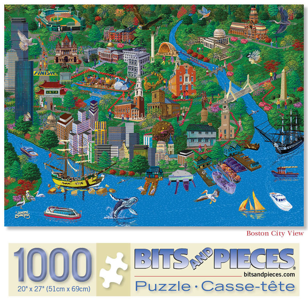 Boston 1000 Piece Jigsaw Puzzle