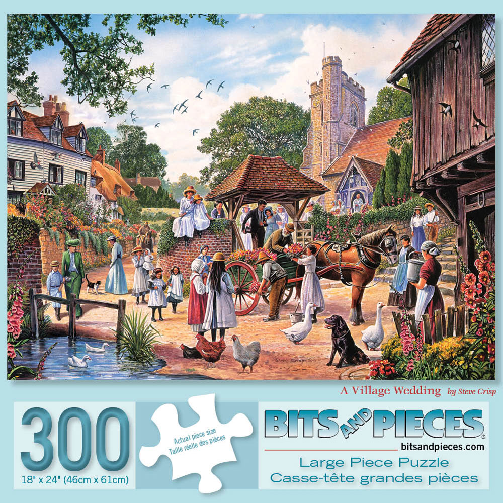 A Village Wedding 300 Large Piece Jigsaw Puzzle