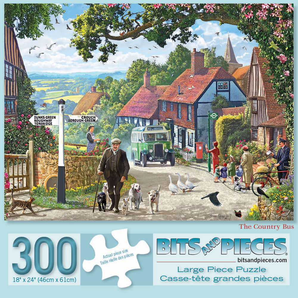 The Country Bus 300 Large Piece Jigsaw Puzzle