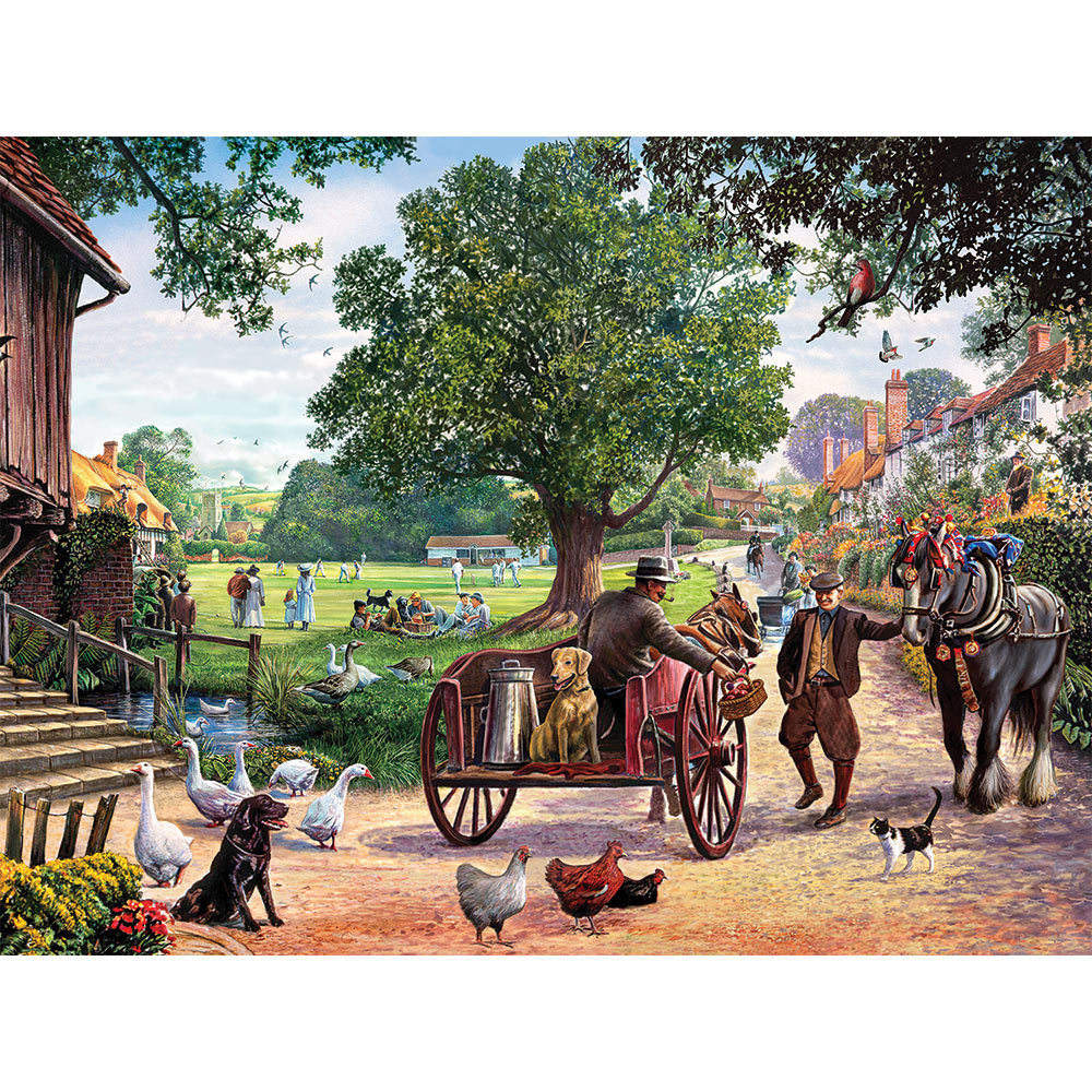 The Village Green 500 Piece Jigsaw Puzzle