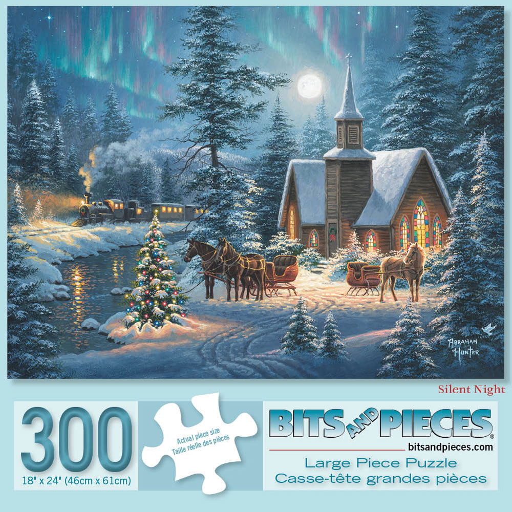 Silent Night 300 Large Piece Jigsaw Puzzle