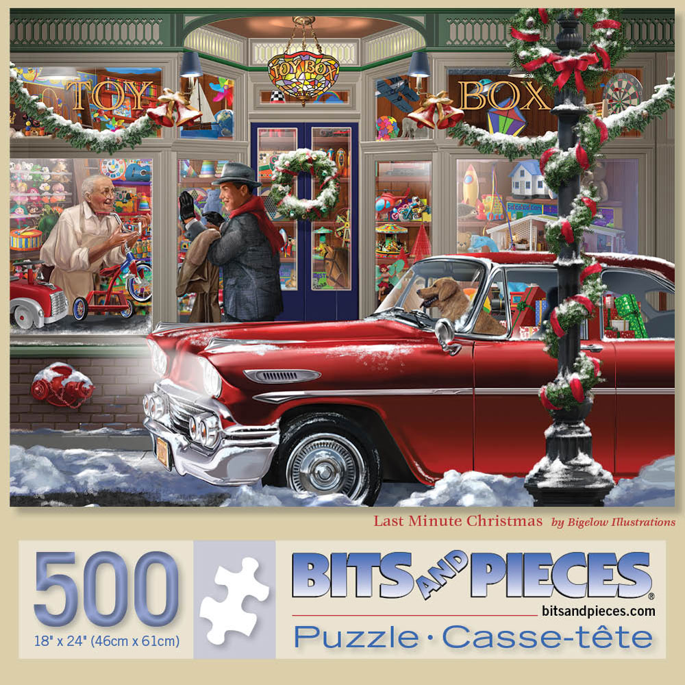 Last Minute Christmas 500 Piece Jigsaw Puzzle