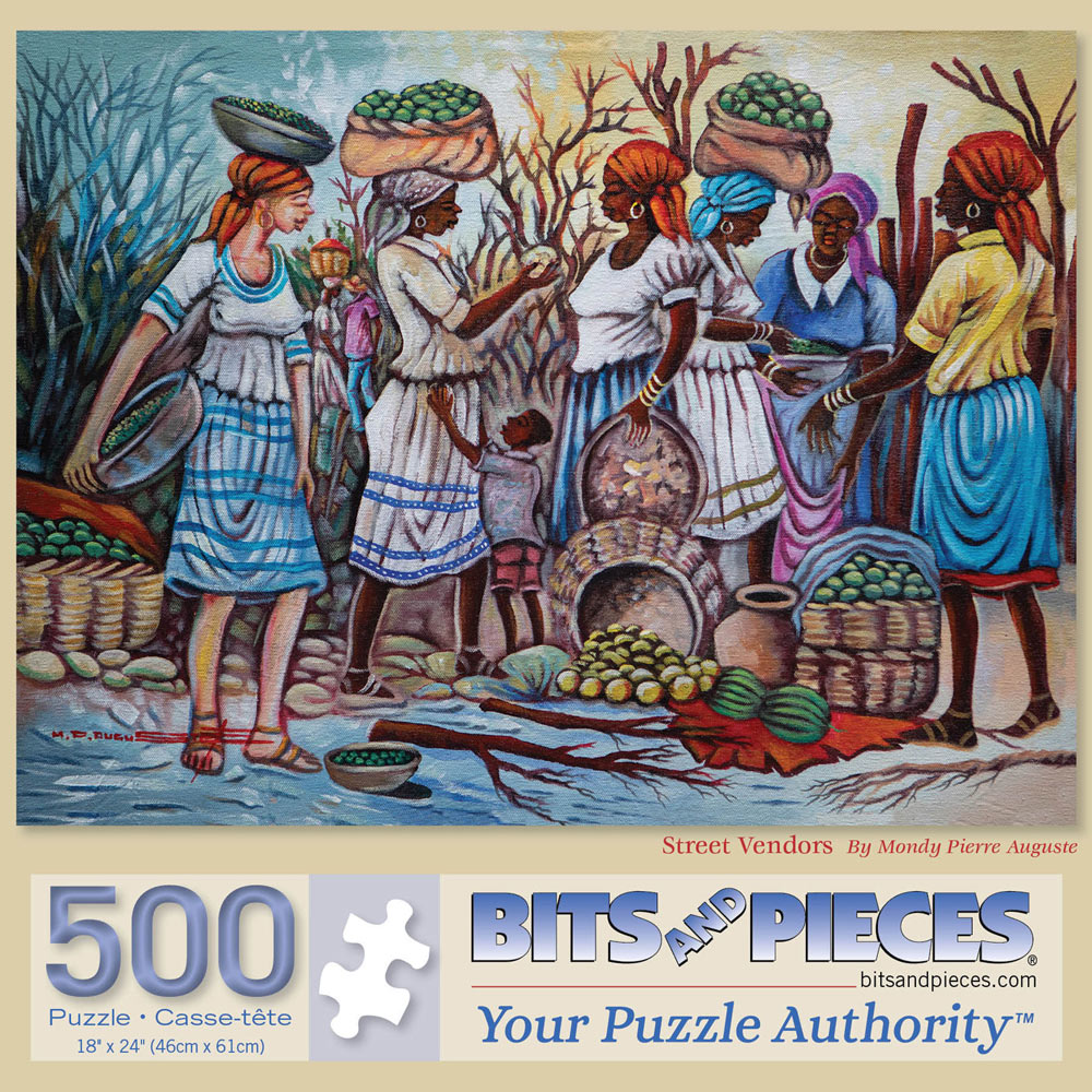 Street Vendors 500 Piece Jigsaw Puzzle