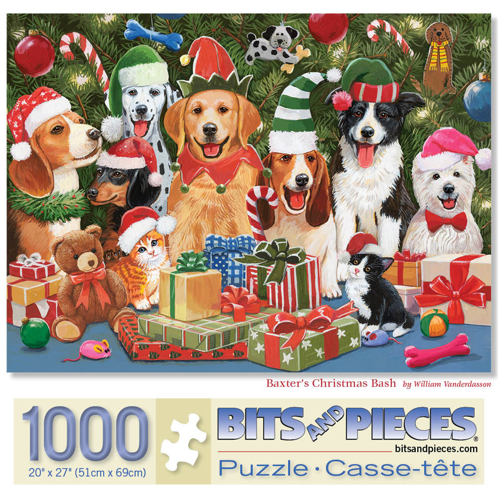 Baxter's Christmas Bash 1000 Piece Jigsaw Puzzle