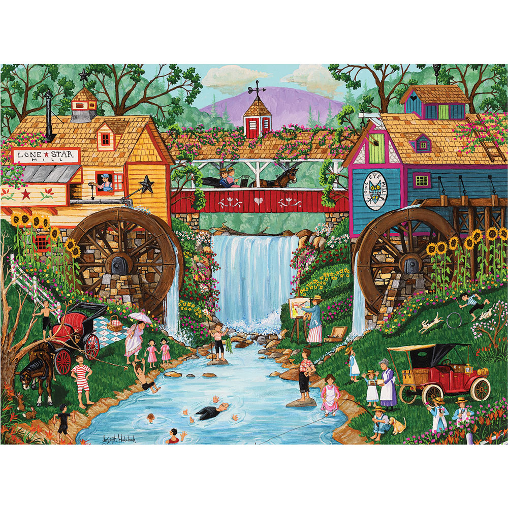 Two Mills Crossing 500 Piece Jigsaw Puzzle