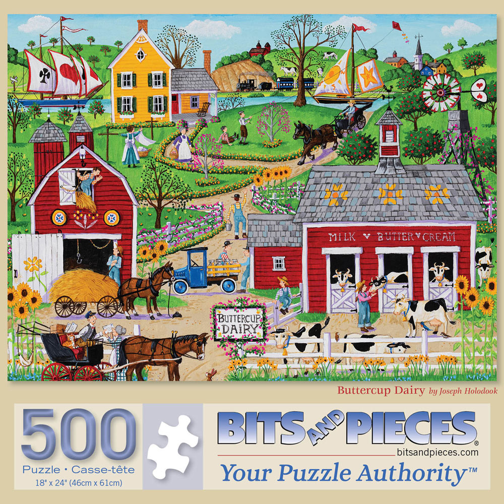 Buttercup Dairy 500 Piece Jigsaw Puzzle