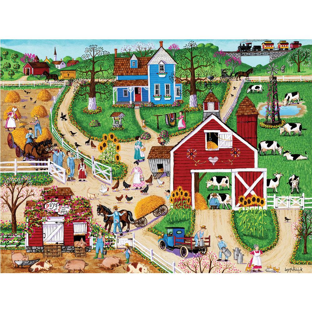 Farm Life 500 Piece Jigsaw Puzzle