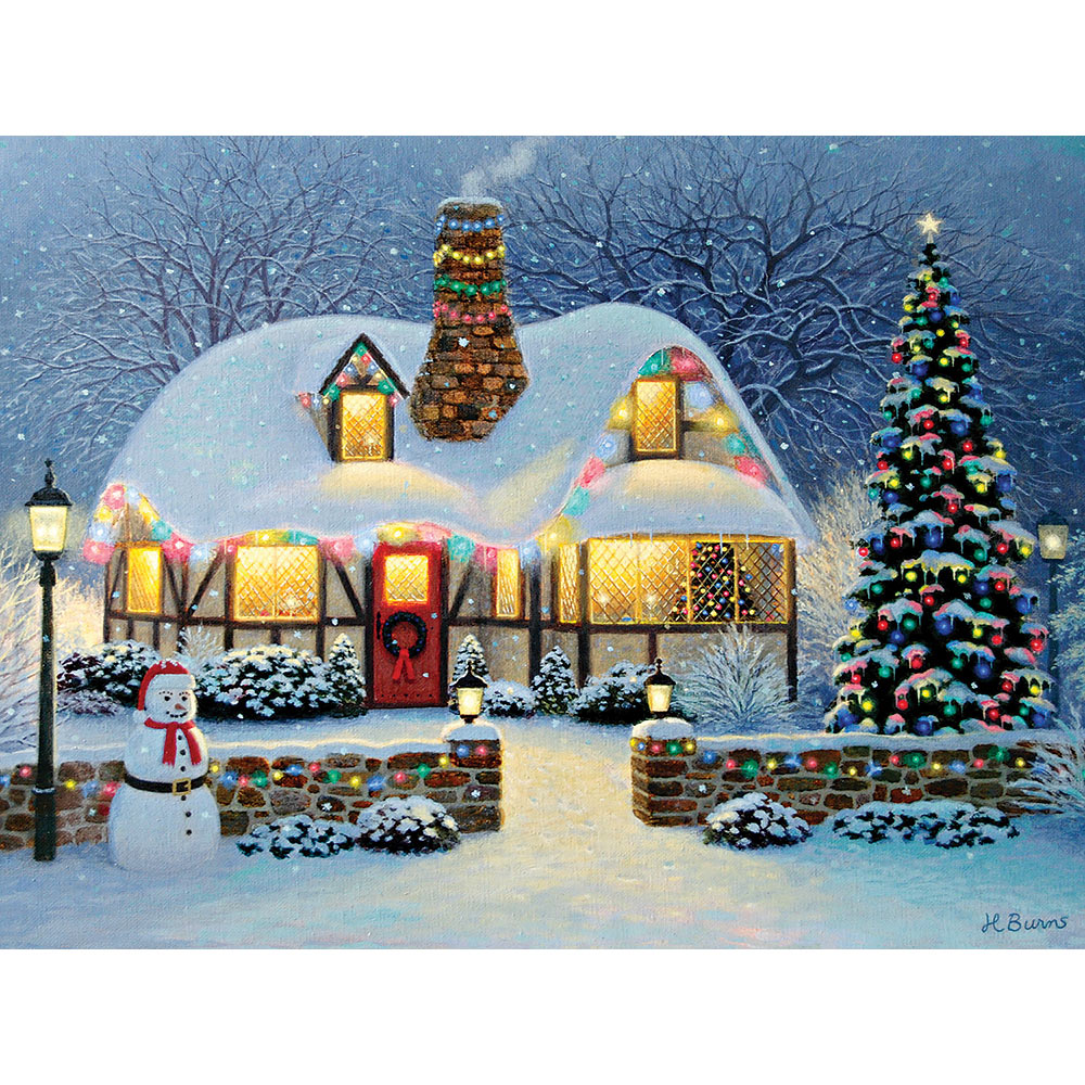 Candlelight Christmas 500 Piece Jigsaw Puzzle