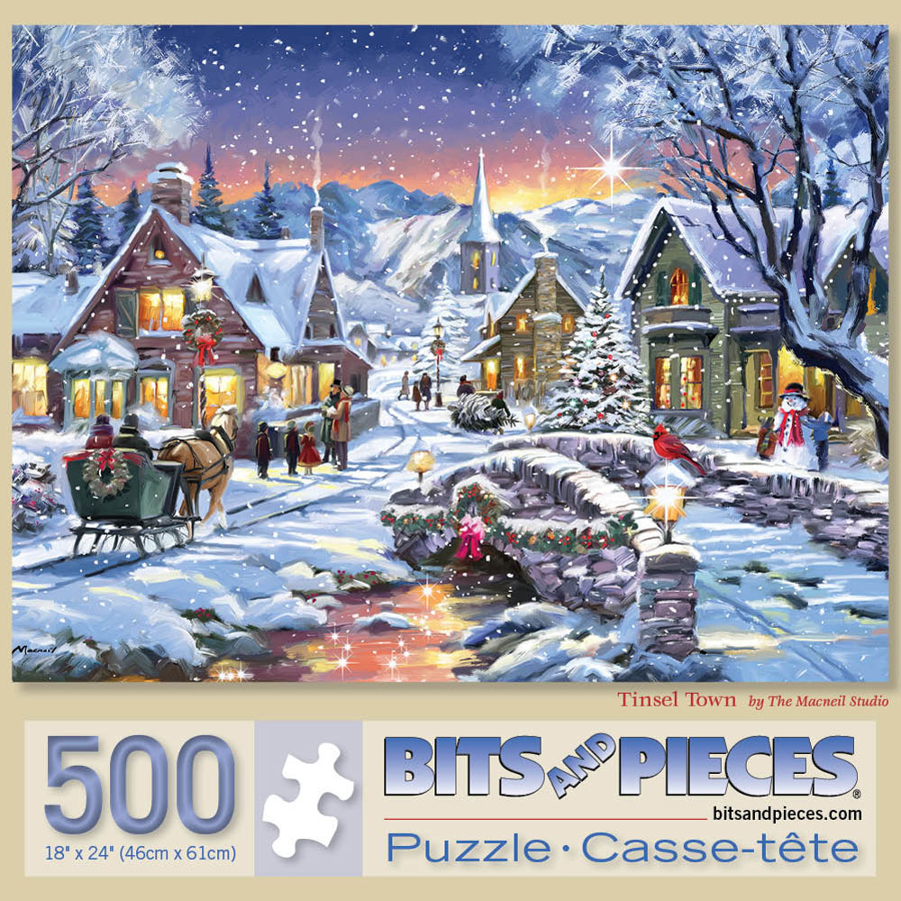 Tinsel Town 500 Piece Jigsaw Puzzle