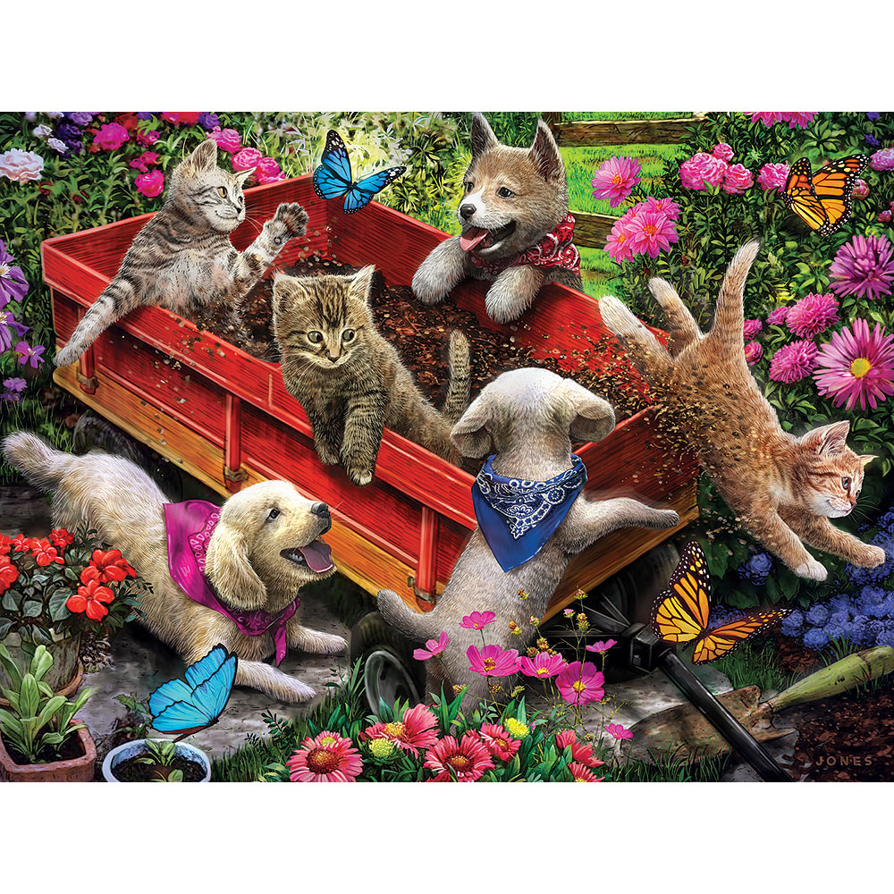 Wagon Fun 300 Large Piece Jigsaw Puzzle