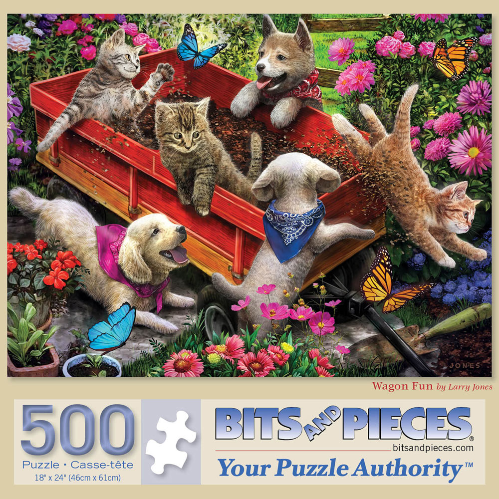 Wagon Fun 500 Piece Jigsaw Puzzle