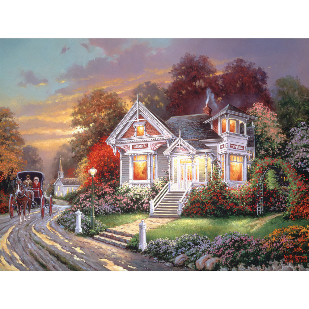 Down The Lane 300 Large Piece Jigsaw Puzzle