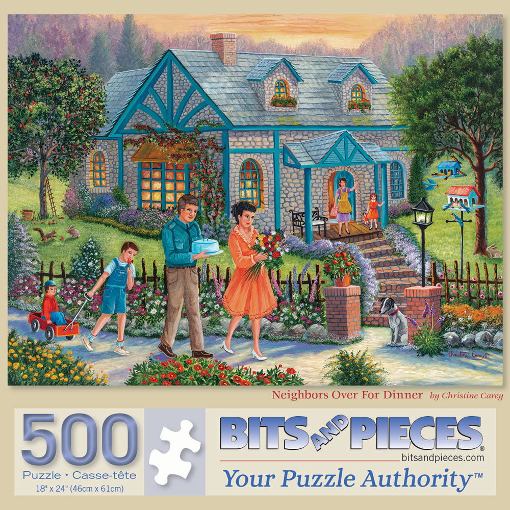 Neighbors Over For Dinner 500 Piece Jigsaw Puzzle