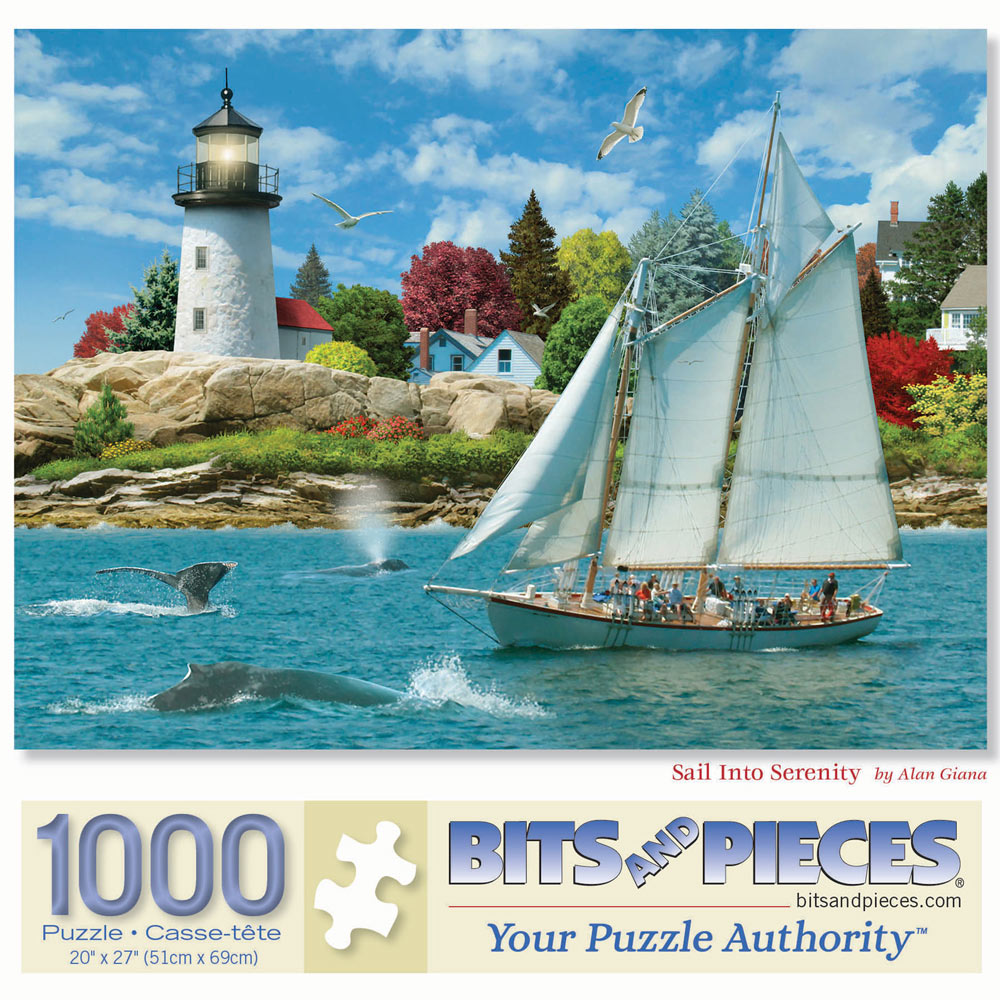 Sail Into Serenity 1000 Piece Jigsaw Puzzle