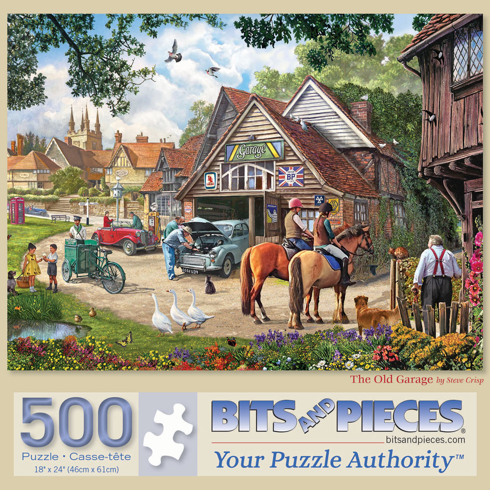 The Old Garage 500 Piece Jigsaw Puzzle