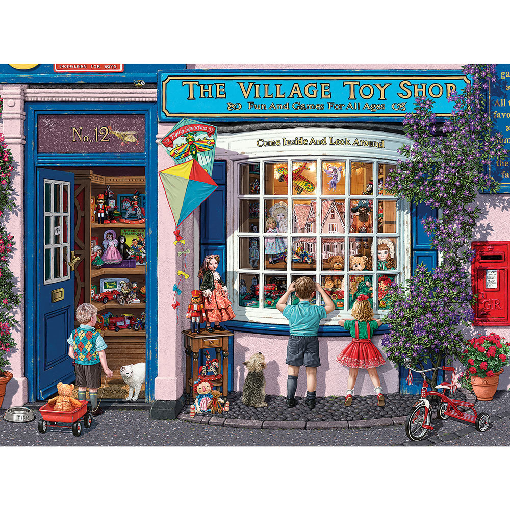 The Village Toy Shop 300 Large Piece Jigsaw Puzzle