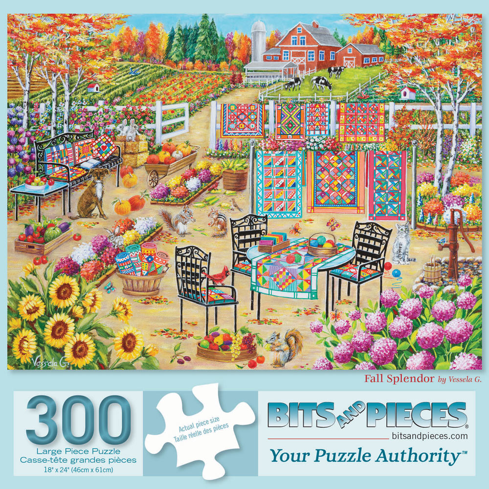 Fall Splendor 300 Large Piece Jigsaw Puzzle