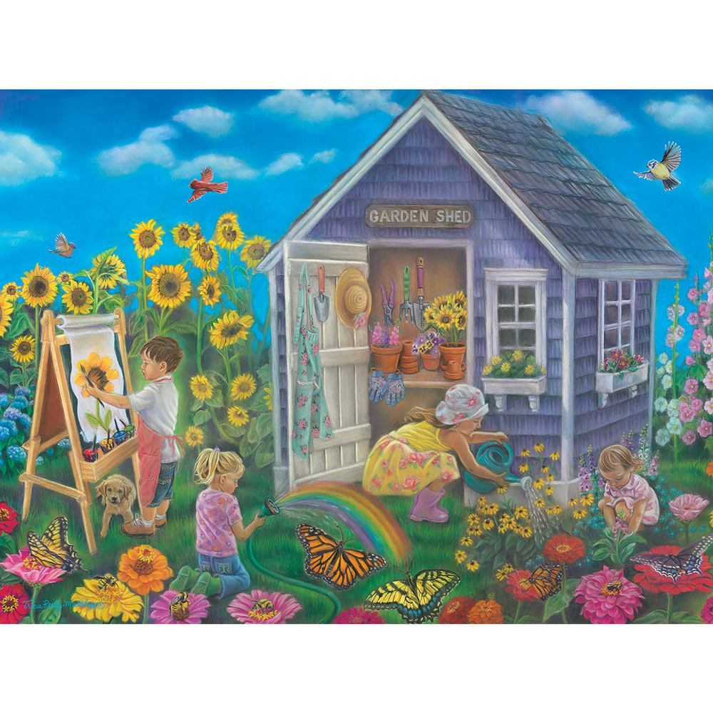 Happiness Grows Here 500 Piece Jigsaw Puzzle