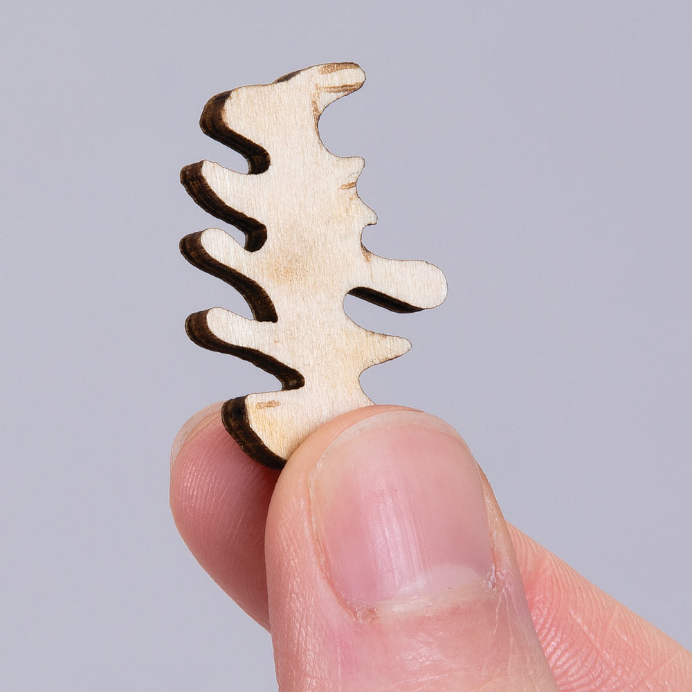 Wooden Tiger Shaped Intri-Cut Puzzle