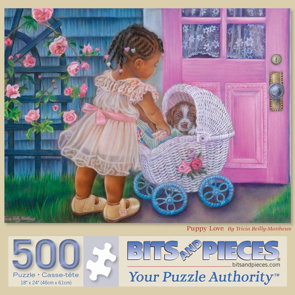 Puppy Love 500 Piece Jigsaw Puzzle