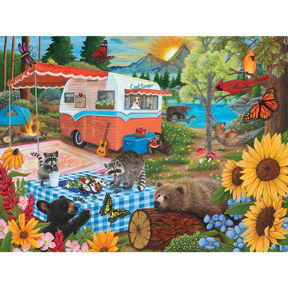 Cool Campers 1000 Piece Jigsaw Puzzle
