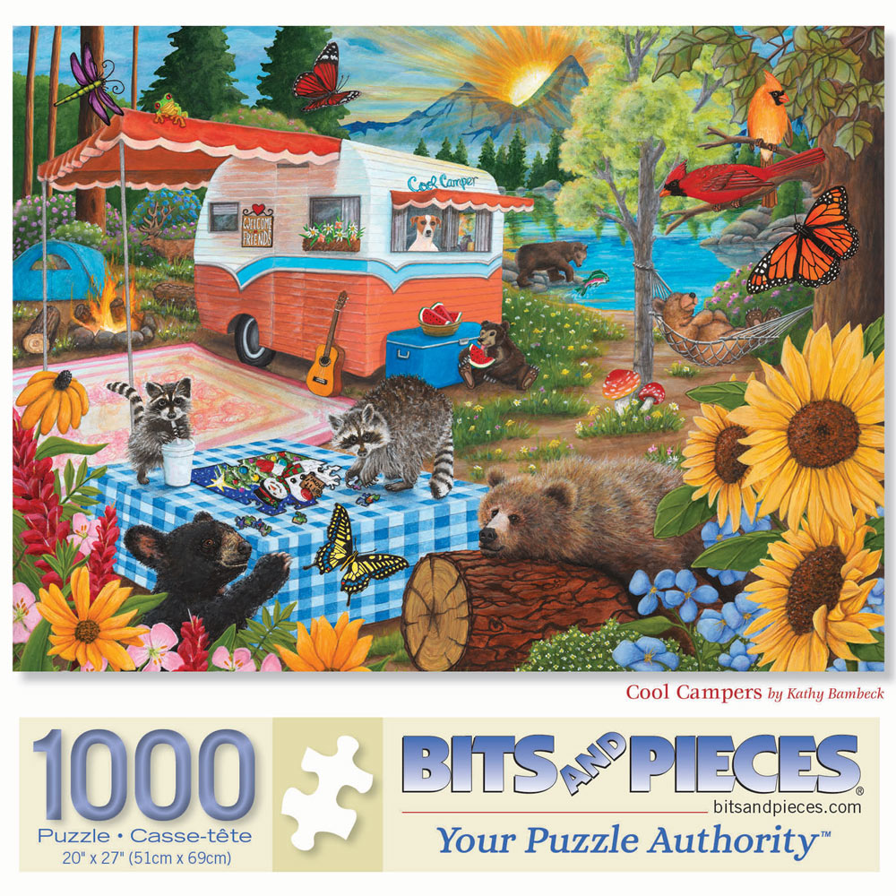 Cool Campers 1000 Piece Jigsaw Puzzle