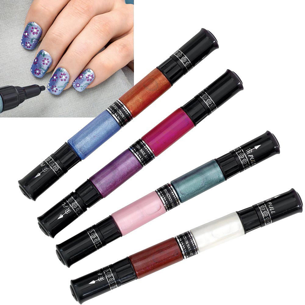 Buy Pearlescent Nail Art pen set | 8 Amazing colours