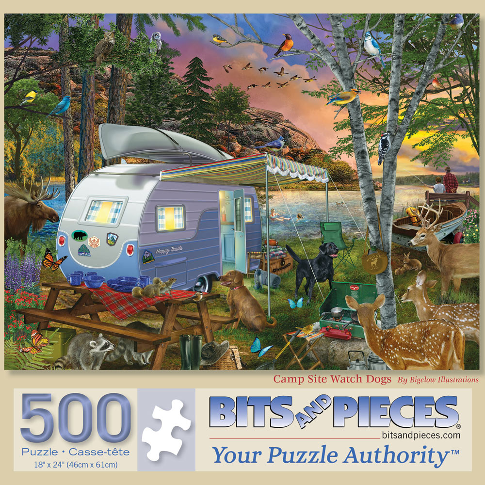 Camp Site Watch Dogs 500 Piece Jigsaw Puzzle