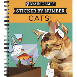 Cats Sticker By Number Book