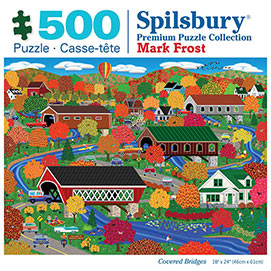 Covered Bridges 500 Piece Jigsaw Puzzle